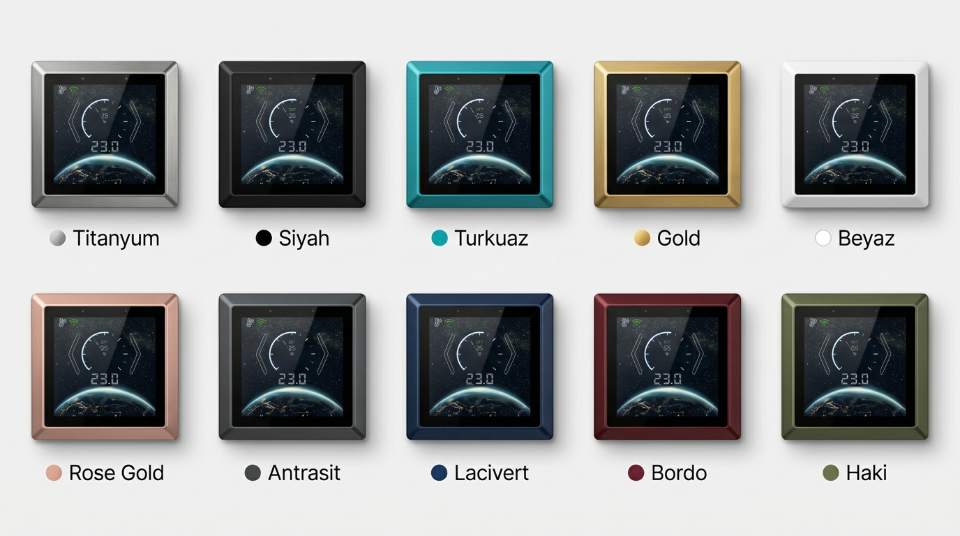 iCe Akıl Anahtar 10 farklı renk - her dekorasyona uyumlu akıllı anahtar